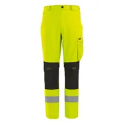 PARKSIDE PERFORMANCE Heren softshell werkbroek, reflecterend (Geel, 58)