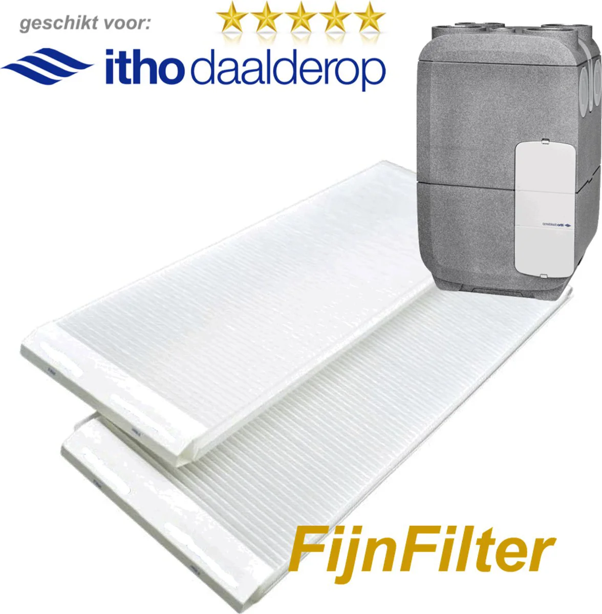 Itho Daalderop - HRU 400 - WTW filters - G4/F7 [FIJNFILTER]