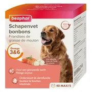6x Beaphar Schapenvet Bonbons Zalm 245 gr