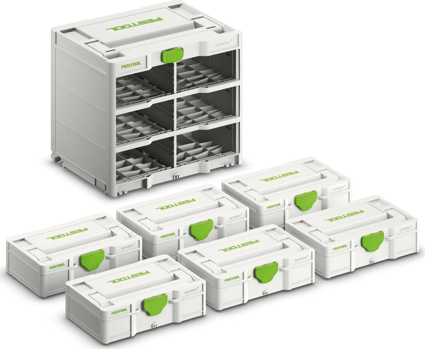 Festool SYS3-RK/6 M 337-Set Systainer³ Rack - 577816