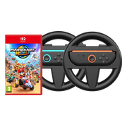 Mario Kart World + BlueBuilt Stuurtjes voor Nintendo Switch 2