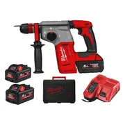 Milwaukee M18 BLHX-502X Accu combihamer SDS-Plus 2,3J + snelwisselboorkop 18V 5.0Ah in HD-Box - 4933478892