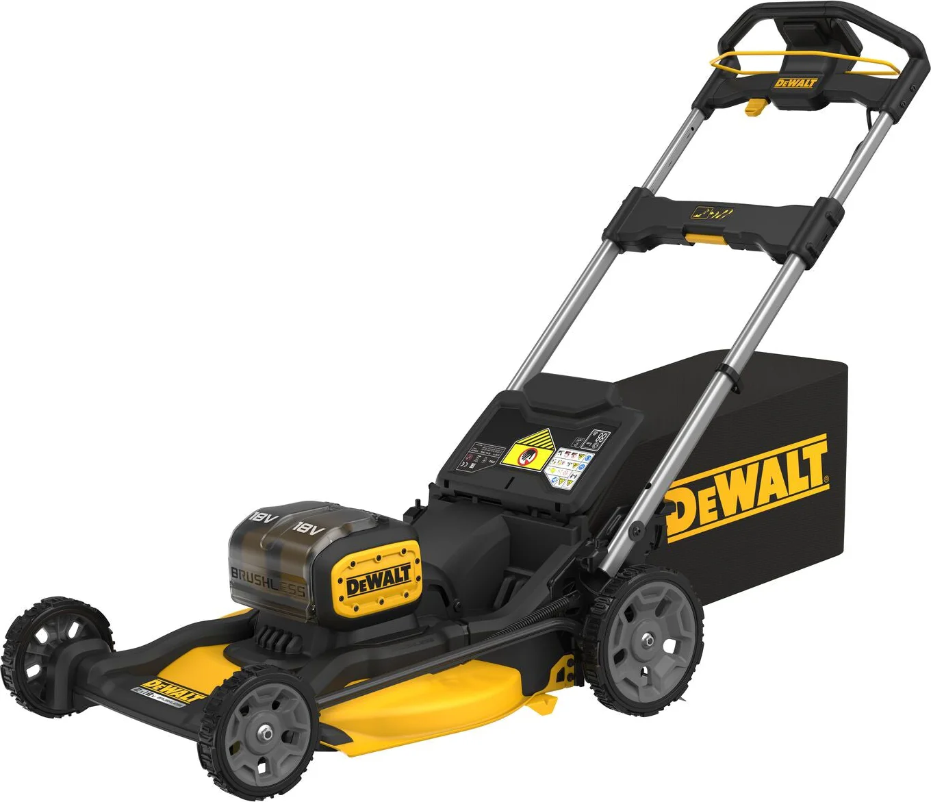 DeWALT DCMWP134W2 Accu grasmaaier 53cm 2x18V XR 8.0Ah
