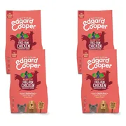 4x Edgard & Cooper Hondenvoer Droog Scharrelkip - Noorse Zalm Senior 2,5 kg