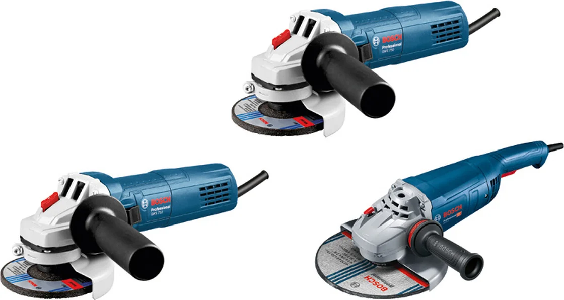 Bosch Professional PRO Combiset 3-delig (GWS 22-230 J + 2x GWS 750) - 06018C1309