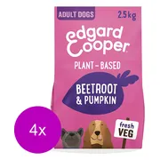 4x Edgard & Cooper Hondenvoer Droog Plantaardig Rode Biet - Pompoen 2,5 kg