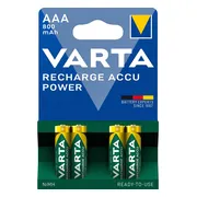 Varta Recharge Accu Power Oplaadbare Batterijen AAA 800mAh 4 stuks