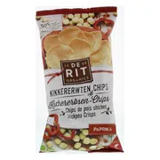 De Rit Kikkererwten Chips Paprika 75GR