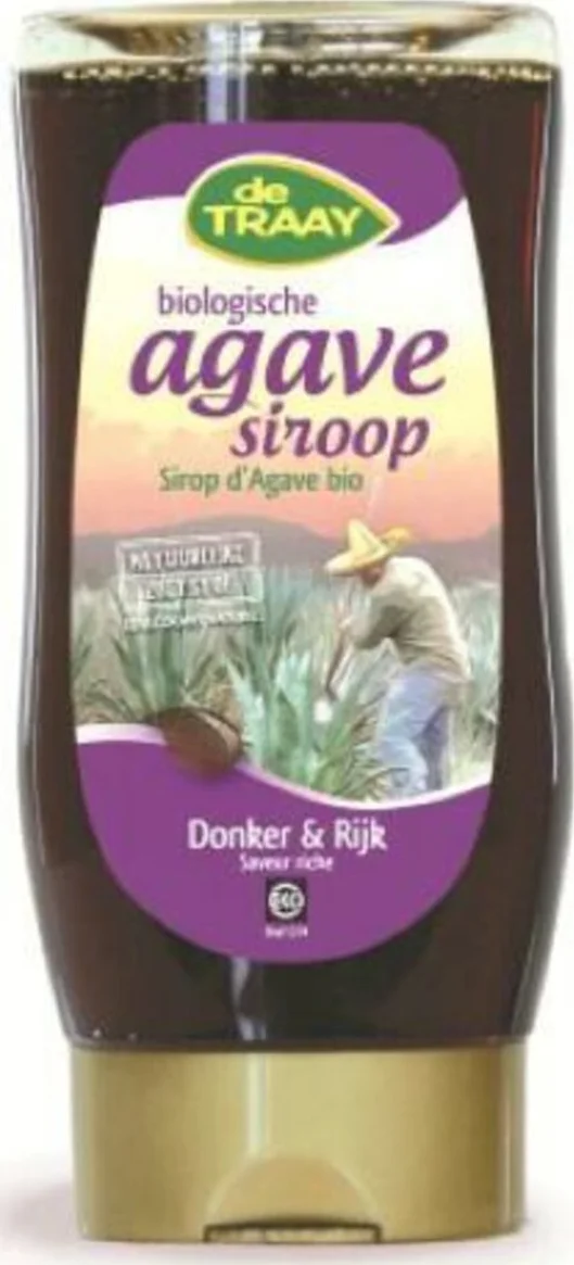 De Traay Agavesiroop Donker & Rijk Biologisch 350GR