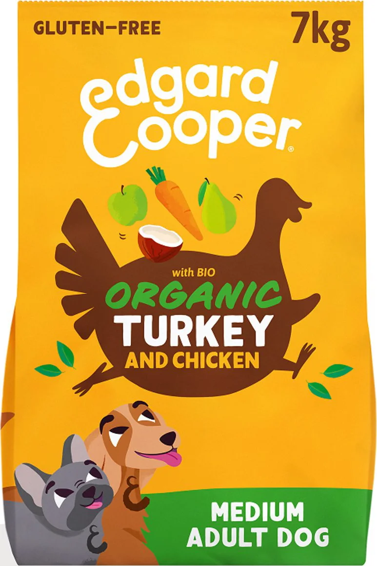 Edgard & Cooper Hondenvoer Bio Kalkoen - Bio Kip 7 kg