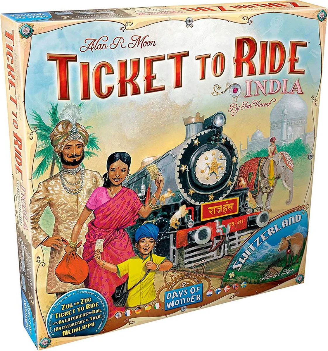 Ticket to Ride: India/Zwitserland