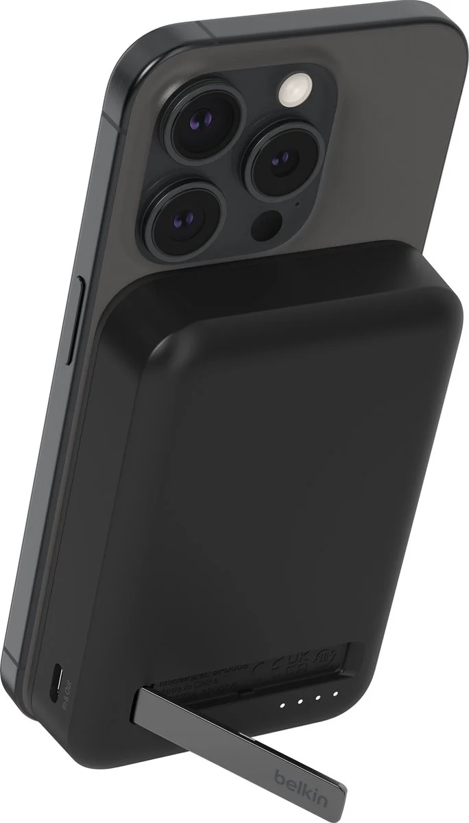 Belkin Draadloze Powerbank met MagSafe Magneet en Snelladen 10.000 mAh Zwart