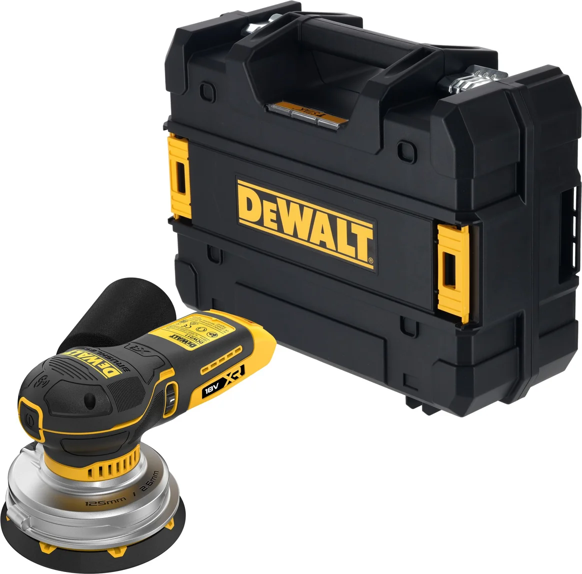 DeWALT DCW211NT Accu excenterschuurmachine 125 mm 18V XR in TSTAK