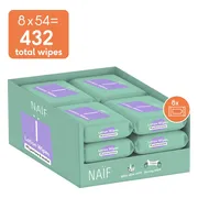 Naif Baby & Kids Lotion Billendoekjes Plasticvrij 8x54 = 432 stuks