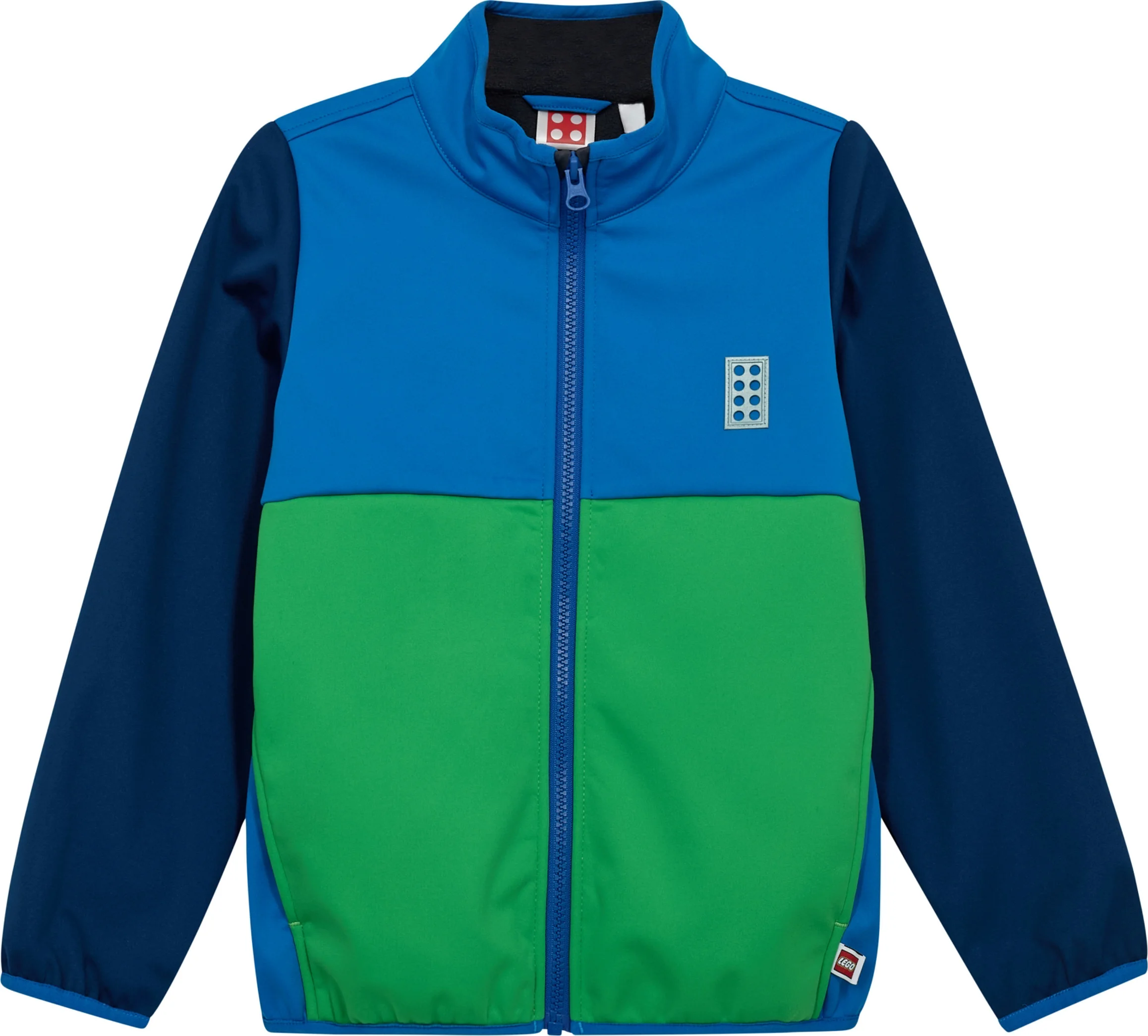 LEGO Kinder softshelljas (Blauw/groen, 110/116)
