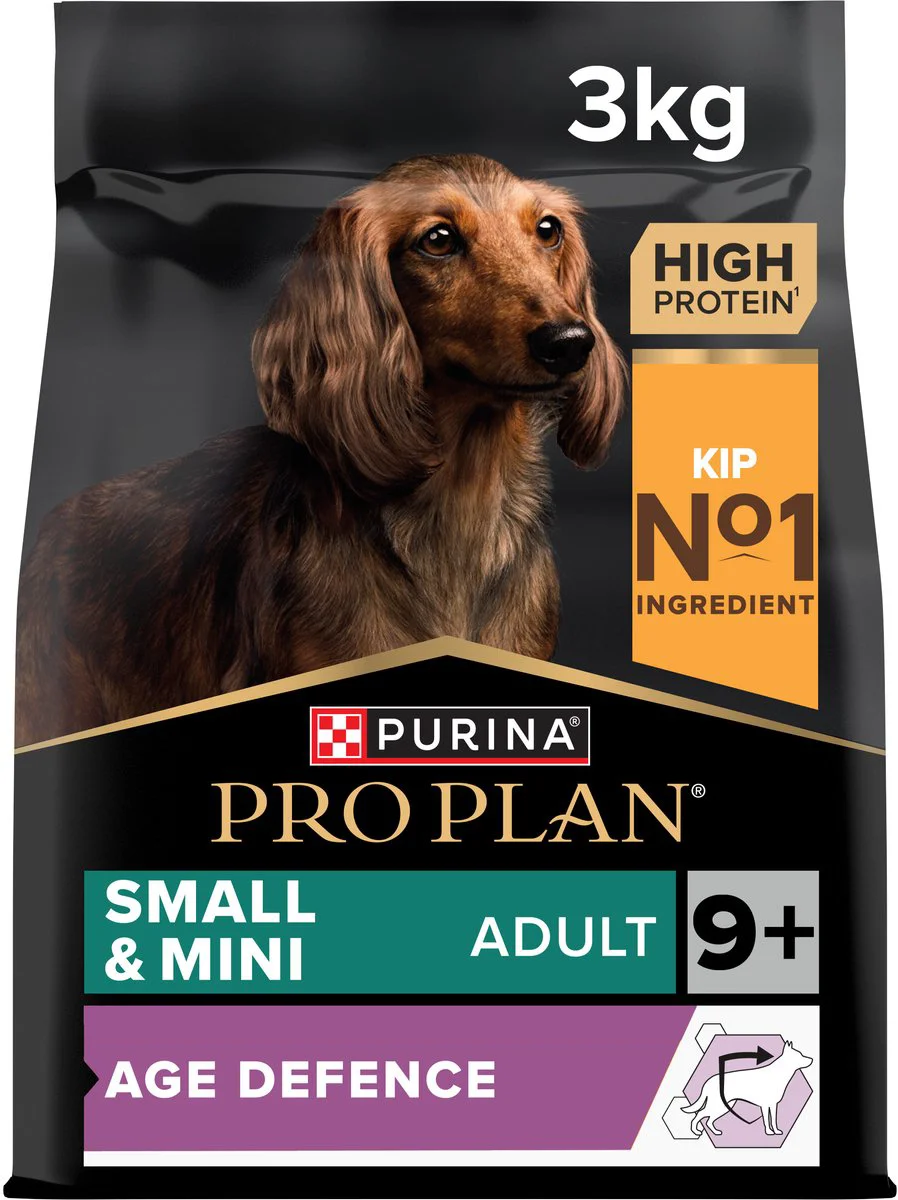 Pro Plan Hondenvoer Droog Adult 9+ Small & Mini Age Defence Kip 3 kg