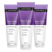 3x John Frieda Frizz Ease Conditioner 250 ml