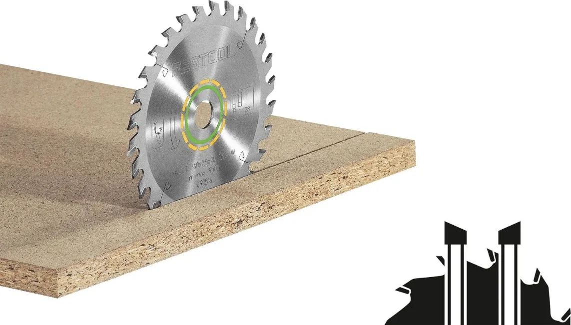 Festool Cirkelzaagblad voor Hout | Wood Universal | Ø 225mm Asgat 30mm 32T - 488288