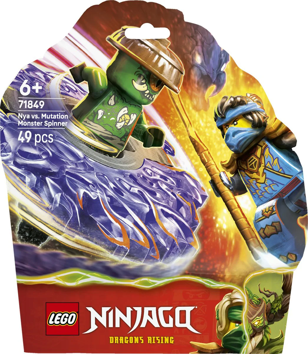 LEGO NINJAGO Nya vs. mutatiemonster in spinner 71849