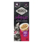 Voskes Kattensnack Mousse Makreel&Kip 7x30 gr