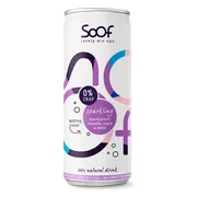 Soof Drink Sparkling Zwarte Bes, Lavendel, Appel & Water 250ML