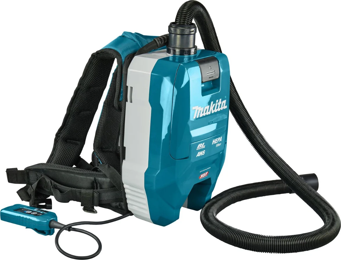 Makita VC009GZ01 Accu rugstofzuiger met machineaansluiting + AWS-zender XGT 40V Max Basic Body