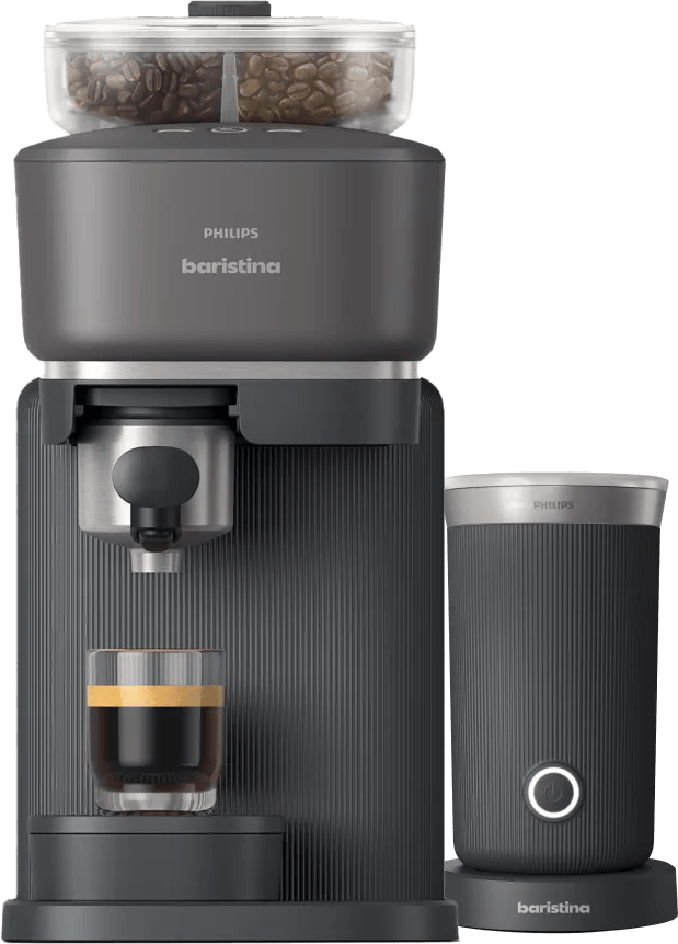 Philips Baristina Bean Swap BAR320/60 Zwart + Melkopschuimer