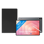 Samsung Galaxy Tab S11 Ultra 14,6 inch 512GB Wifi + 5G Grijs + BlueBuilt Book Case Zwart