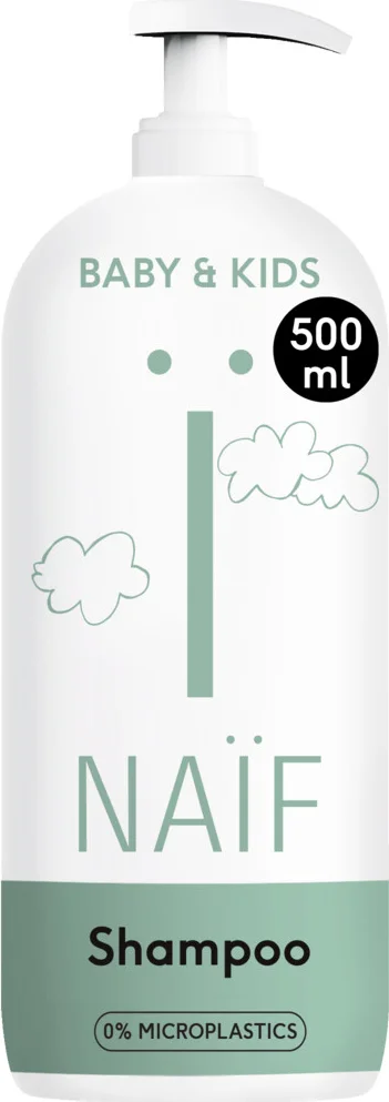 6x Naif Baby & Kids Shampoo Voedend 500 ml