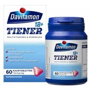 4x Davitamon Tiener 12+ Aardbei 60 kauwtabletten