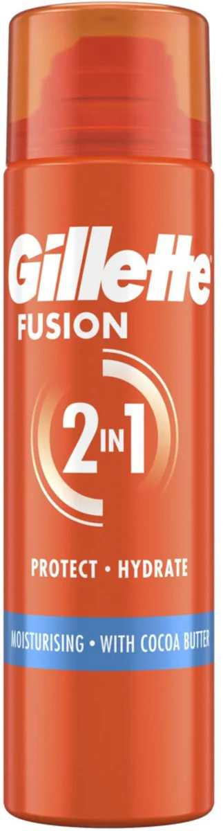 Gillette Fusion 2-in-1 Moisturizing Shave Gel 200ML
