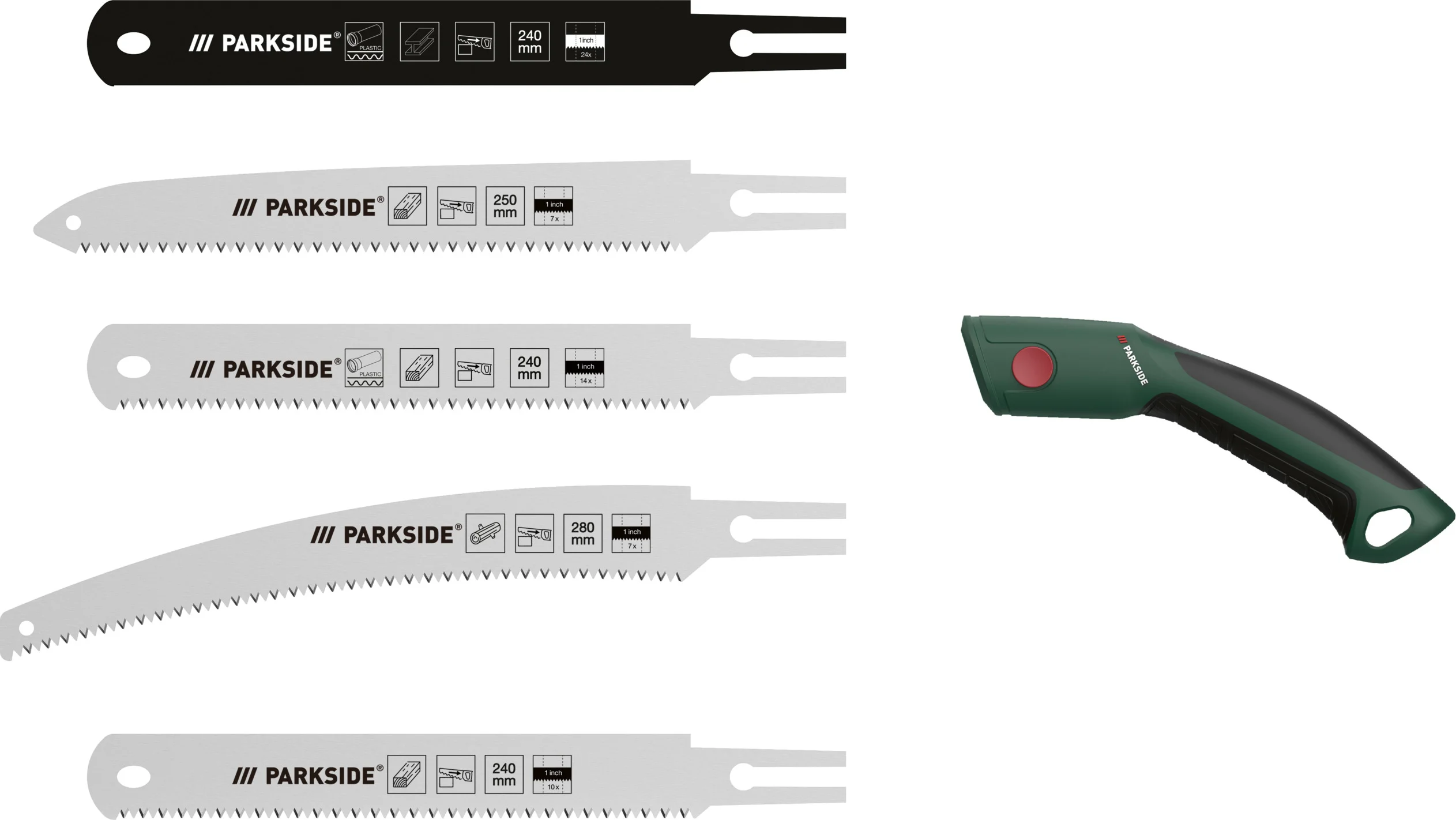 PARKSIDE Handzaagset 7-delig