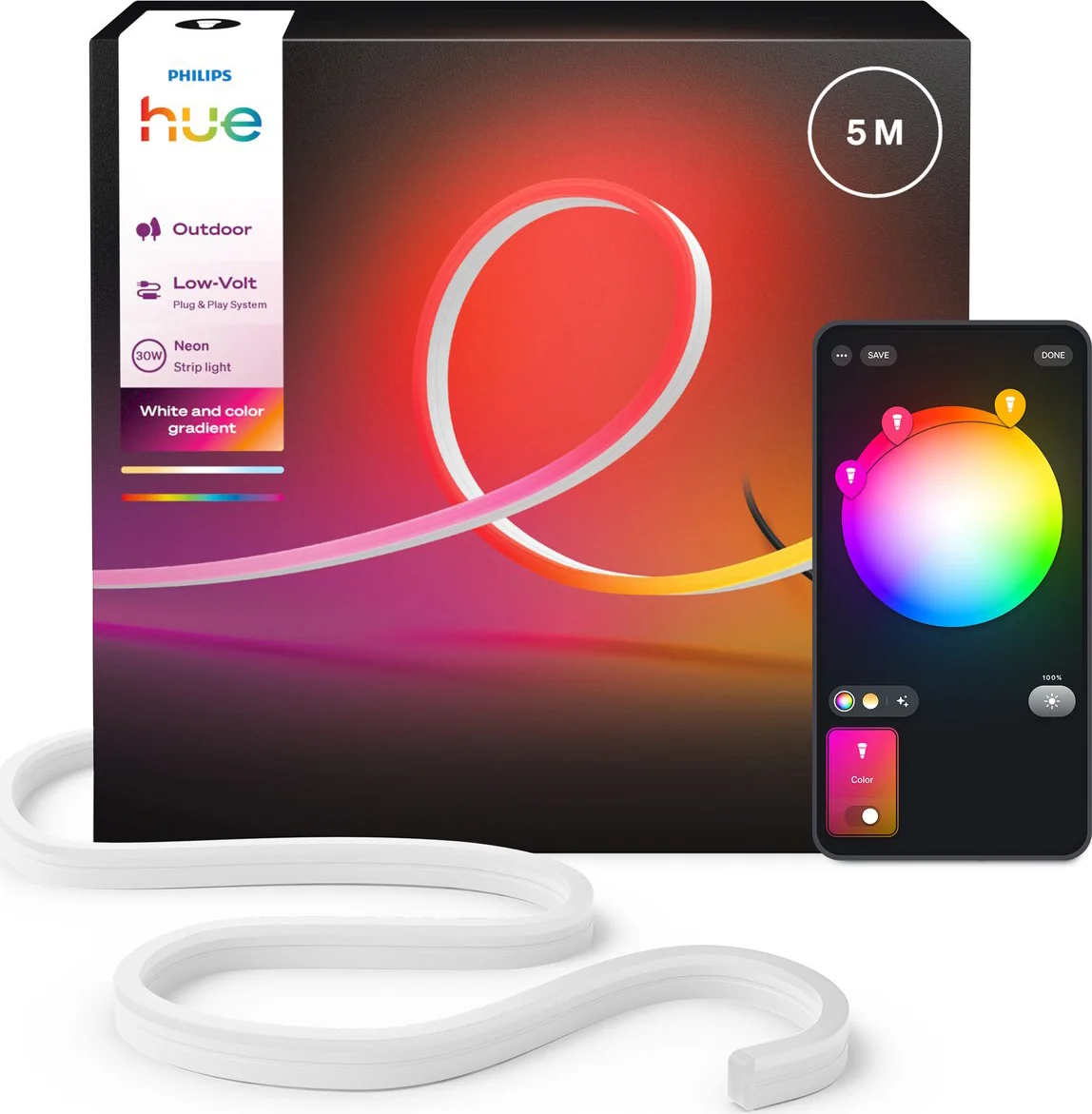 Philips Hue Neon Outdoor LED Strip 5 meter