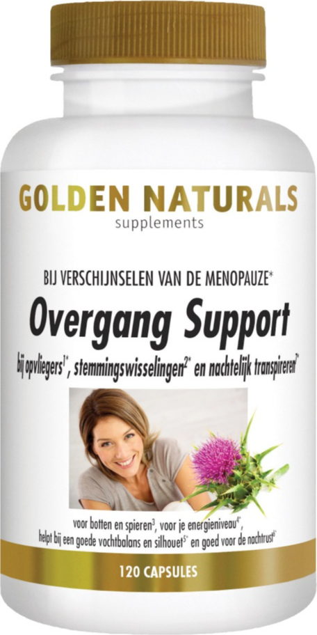 Golden Naturals Overgang Support Capsules 120CP