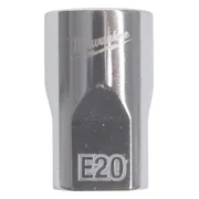 Milwaukee Dop 1/2" E-Torx - E20 - 4932498856