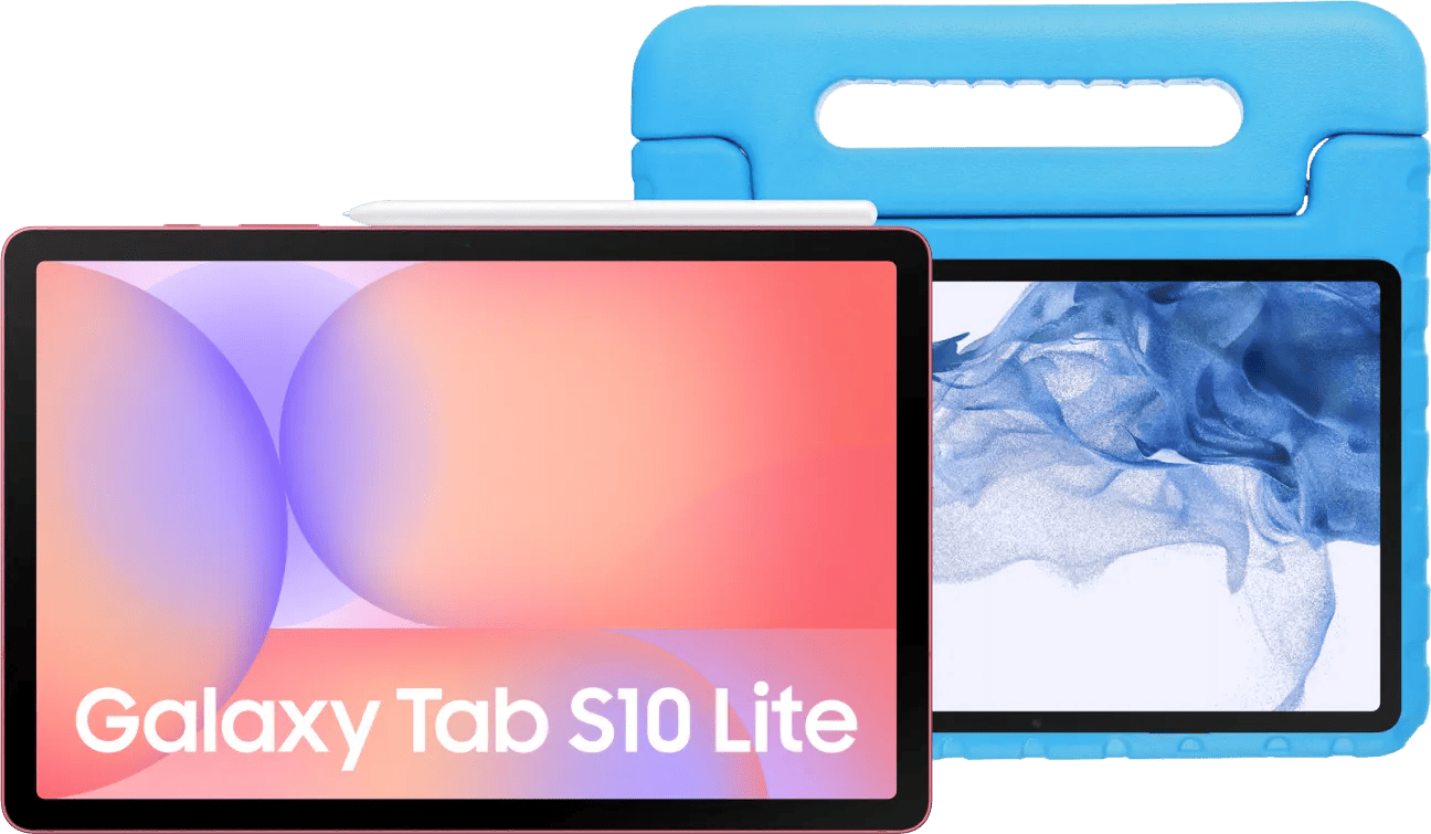 Samsung Galaxy Tab S10 Lite 10,9 inch 256GB Wifi Rood + Kids Cover Blauw