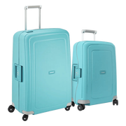 Samsonite S'Cure Spinner 55+75cm Aqua Blue