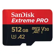 SanDisk MicroSDXC Extreme Pro 512GB 140MB/s
