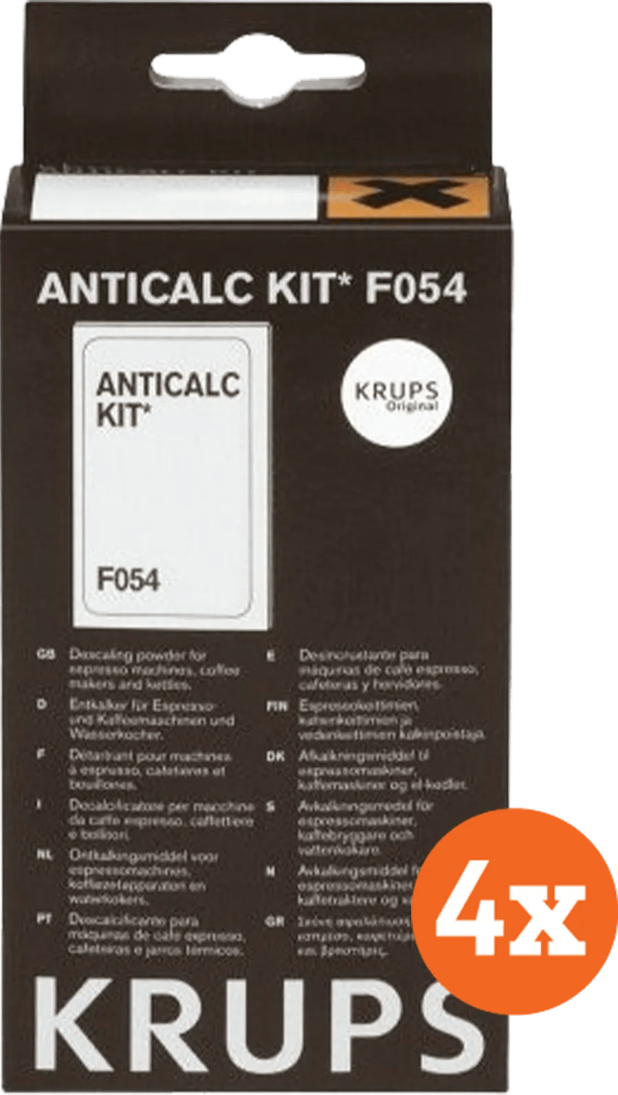 Krups Ontkalkingsset F054 4 stuks