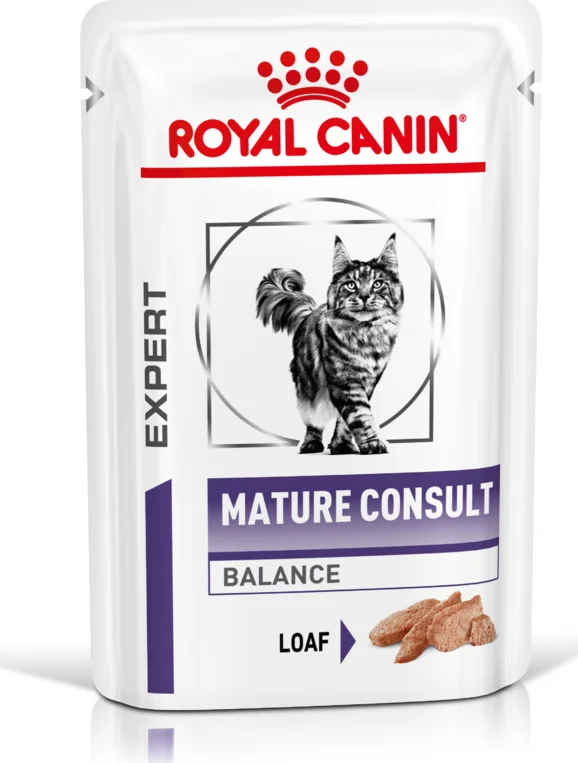 48x Royal Canin Kattenvoer Nat Mature Consult Balance 85 gr