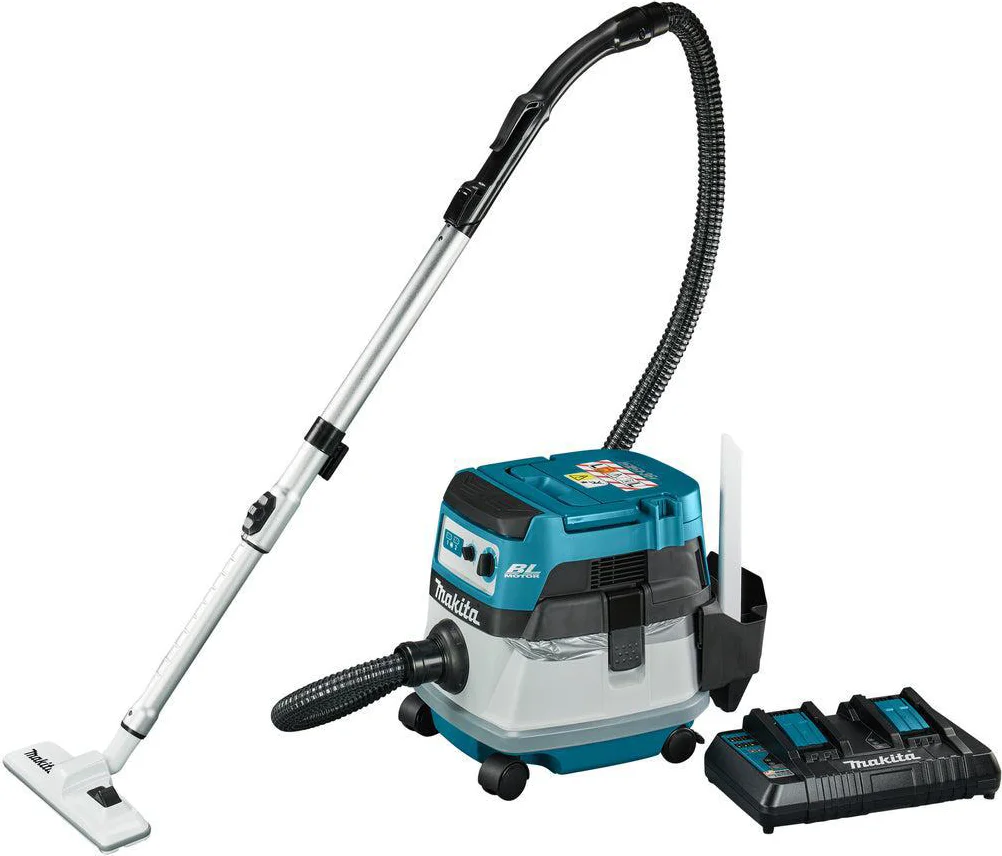 Makita DVC865LTX3 Accu Nat- en Droogstofzuiger 2x18V 5.0Ah