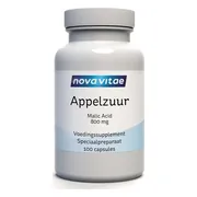 Nova Vitae Appelzuur Malic Acid 800 Capsules 100st 100CP