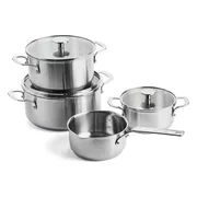KitchenAid rvs Pannenset 4-delig