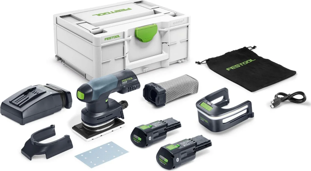 Festool RTSC 400 3,0 I-Plus Accu vlakschuurmachine 18V 3.0Ah in Systainer - 578931