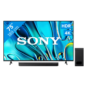 Sony Bravia 3 75" 4K Led (2025) + Sony Bravia Theatre Bar 6 Zwart