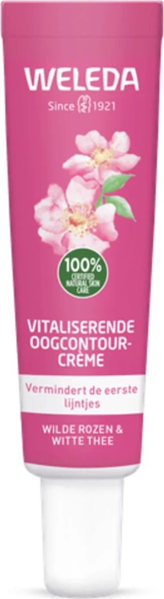 3x WELEDA Wilde Rozen & Witte Thee Vitaliserende Oogcontourcrème 12 ml