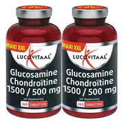 2x Lucovitaal Glucosamine Chondroïtine 1500/500 mg 360 tabletten
