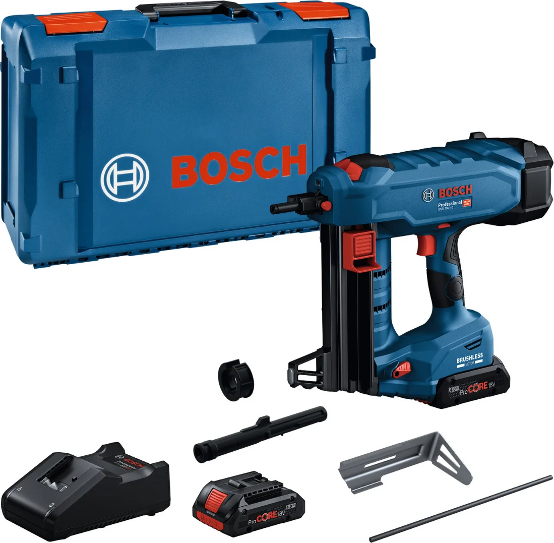 Bosch Professional GNB 18V-40 Accu betontacker 18V 4.0Ah in XL-Boxx - 06019L7005