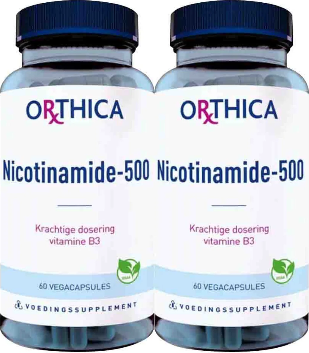 2x Orthica Nicotinamide-500 60 tabletten