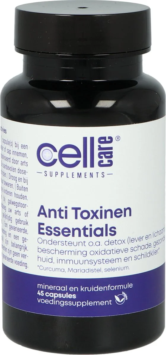 CellCare Anti Toxinen Essentials Capsules 45CP
